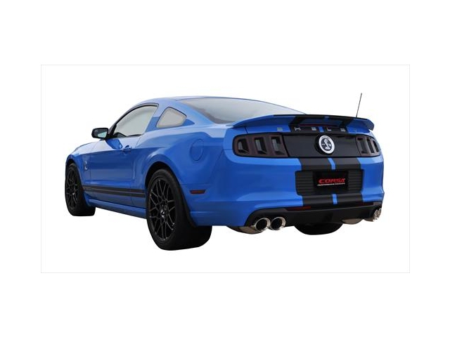 CORSA SPORT 3.0" Dual Rear Exit Axle-Back Exhaust w/ Twin 4.0" Polished Tips (2013-2014 Mustang Shelby GT500)