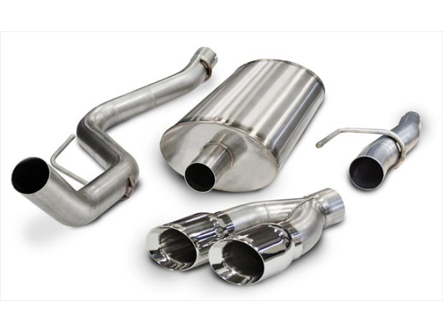 CORSA SPORT 3.0" Single Side Exit Cat-Back Exhaust w/ Twin 4.0" Polished Tips (2011-2014 F-150 5.0L)