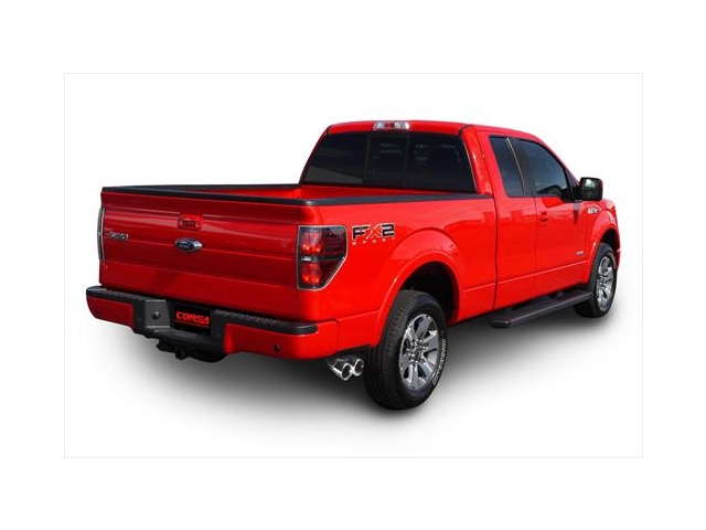 CORSA SPORT 3.0" Single Side Exit Cat-Back Exhaust w/ Twin 4.0" Polished Tips (2011-2014 F-150 5.0L)