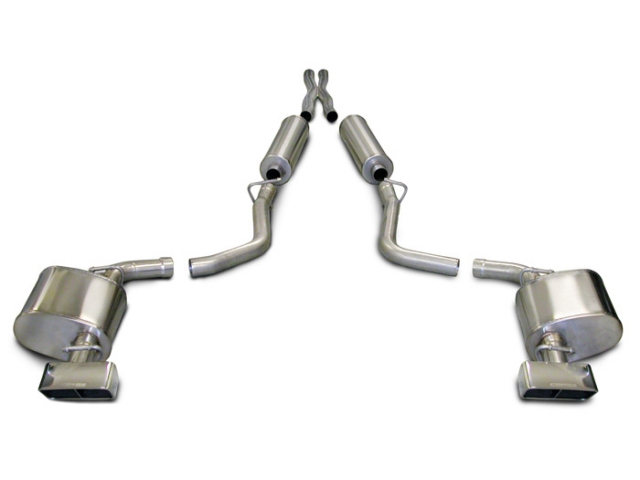CORSA XTREME 2.5" Dual Rear Exit Cat-Back Exhaust w/ GTX Polished Tips (2009-2010 Challenger 5.7L HEMI)