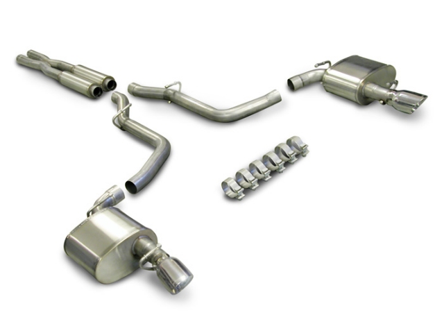 CORSA XTREME 2.75" Dual Rear Exit Cat-Back Exhaust w/ Single 4.0" Polished Tips