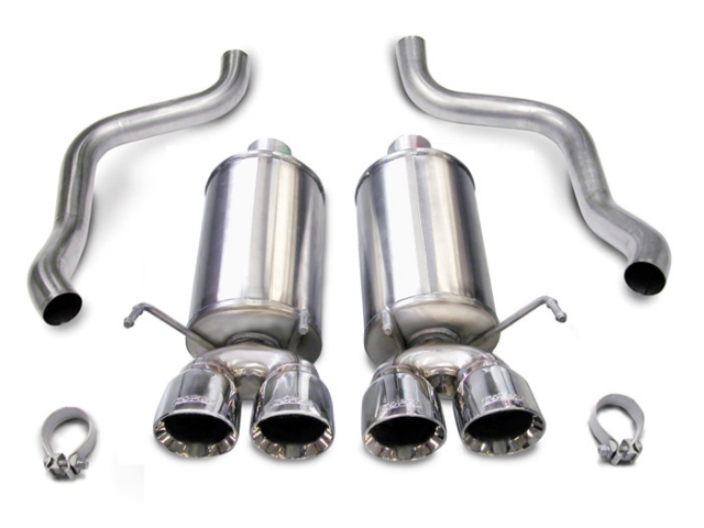 CORSA XTREME 2.5" Dual Rear Exit Axle-Back Exhaust w/ Twin 3.5" Polished Tips (2005-2008 Corvette LS2 & LS3)