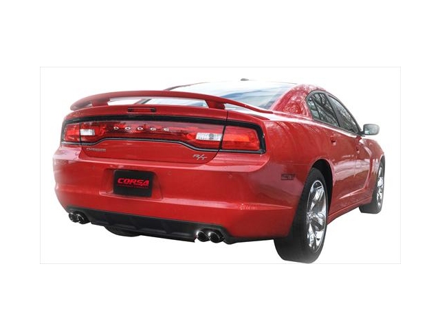 CORSA XTREME 2.5" Dual Rear Exit Cat-Back Exhaust w/ Twin 3.0" Black PVD Tips (2011-2014 Charger 5.7L HEMI)