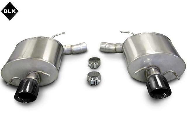 CORSA TOURING 2.5" Dual Rear Exit Axle-Back Exhaust w/ Single 4.0" Black PVD Tips (2009-2014 CTS-V)