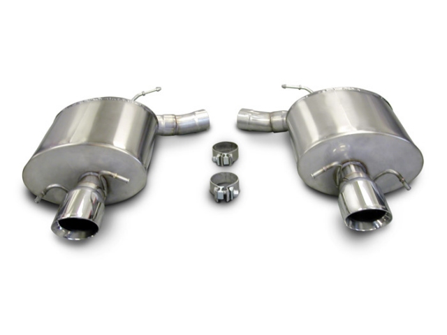 CORSA SPORT 2.5" Dual Rear Exit Axle-Back Exhaust w/ Single 4.0" Polished Tips (2009-2014 CTS-V)
