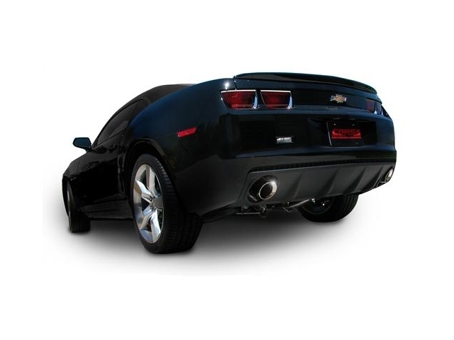 CORSA SPORT 2.5" Dual Rear Exit Cat-Back Exhaust w/ Single 4.0" Polished Tips (2010-2015 Camaro LS3)