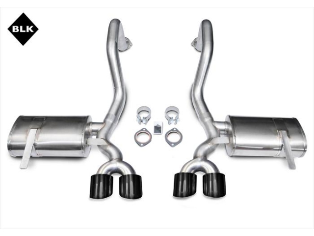 CORSA XTREME 2.5" Dual Rear Exit Axle-Back Exhaust w/ Twin 4.0" Black PVD Tips (1997-2004 Corvette & Z06) - Click Image to Close