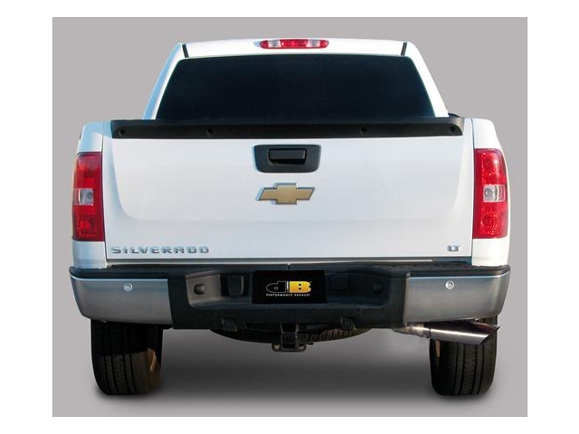 dB SPORT 3.0" Single Side Exit Cat-Back Exhaust w/ Single 4.0" Polished Tip (2009 Silverado & Sierra 1500 4.8L & 5.3L)