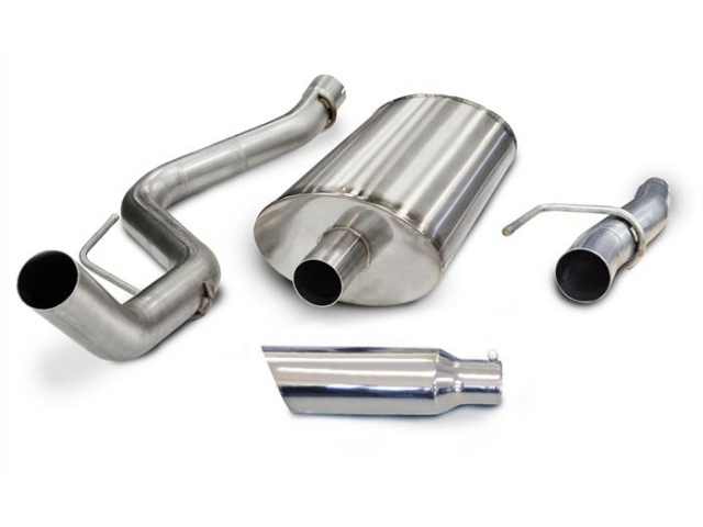 dB SPORT 3.0" Single Side Exit Cat-Back Exhaust w/ Single 4.0" Polished Tip (2011-2014 F-150 6.2L) - Click Image to Close