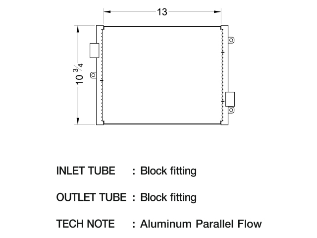 CSF A/C Condenser