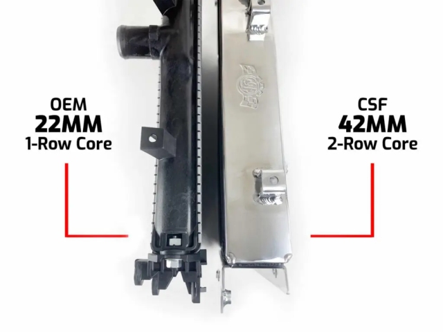 CSF 2-Row Hi-Performance Aluminum Radiator (2010-2022 Toyota 4Runner 4.0L V6)