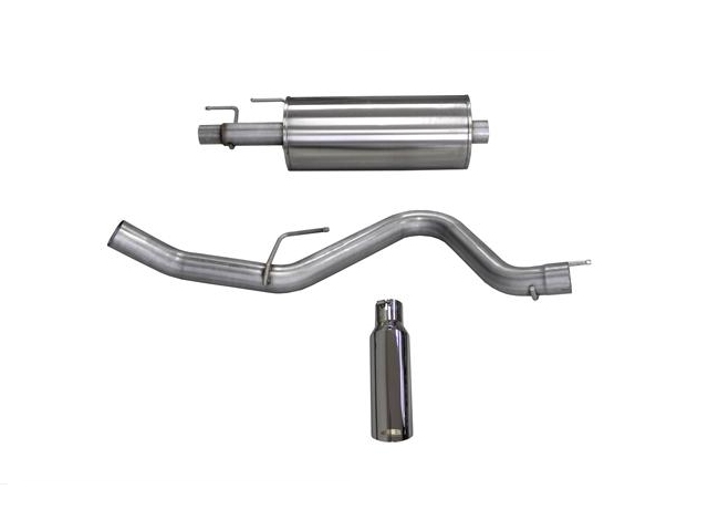 dB SPORT 3.0" Single Side Exit Cat -Back Exhaust w/ Single 4.0" Polished Tip (2015-2018 2.7L & 3.5L EcoBoost) - Click Image to Close