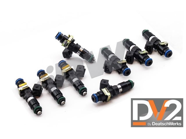 DEATSCHWERKS 1200cc DV2 Fuel Injectors (2000-2013 Silverado & Sierra 1500 4.8L, 5.3L, 6.0L & 6.2L V8) - Click Image to Close