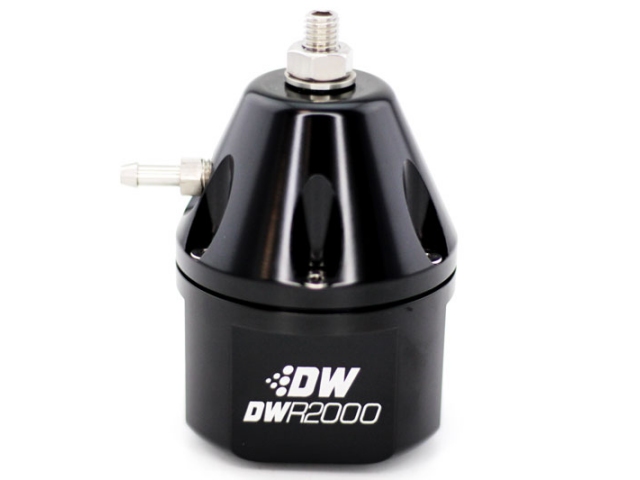 DEATSCHWERKS DWR2000 Adjustable Fuel Pressure Regulator, Black - Click Image to Close