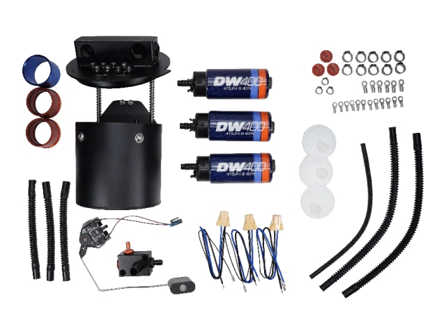 DEATSCHWERKS X3 SERIES Triple Fuel Pump Module w/ DW400 Fuel Pumps (2011-2024 Ford Mustang 5.0L COYOTE)