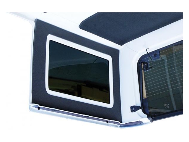 DEI JEEP Wrangler Side Window Trim Kit, Black (2011-2013 JEEP Wranger 4-DOOR) - Click Image to Close