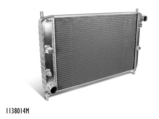 DeWitts DIRECT FIT PRO-SERIES Radiator [2 ROW | 1" TUBES | NATURAL | MANUAL] (1997-2004 Ford Mustang)