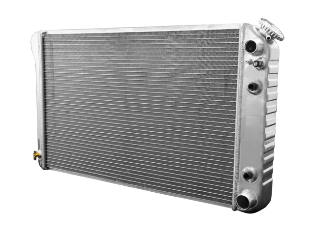 DeWitts LS MODIFIED PRO-SERIES Radiator [2 ROW | 1" TUBES | NATURAL | AUTOMATIC] (1980-1990 Chevrolet Impala & 1970-1981 Camaro LS)