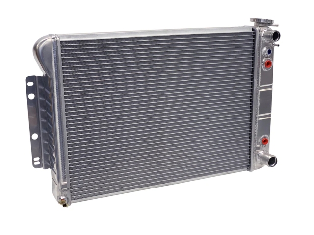 DeWitts LS MODIFIED PRO-SERIES Radiator [2 ROW | 1" TUBES | NATURAL | AUTOMATIC] (1967-1969 Chevrolet Camaro LS)
