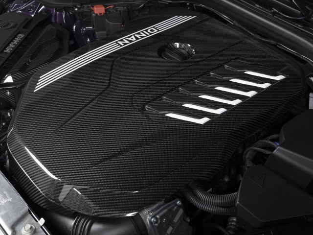 DINAN Carbon Fiber Engine Cover, Gloss (2020-2023 BMW B58 3.0L)