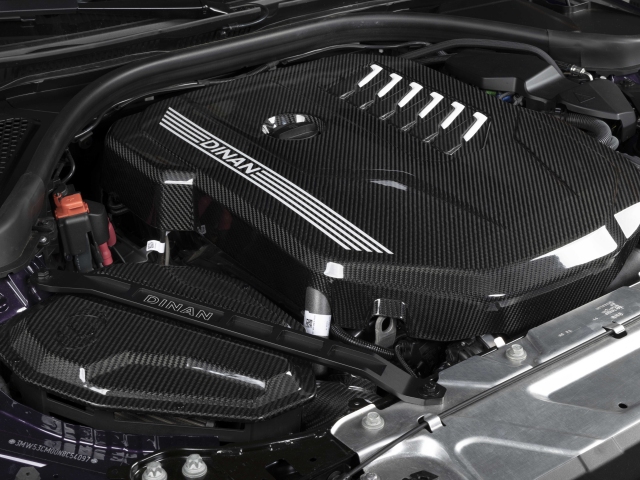 DINAN Carbon Fiber Engine Cover, Gloss (2020-2023 BMW B58 3.0L) - Click Image to Close