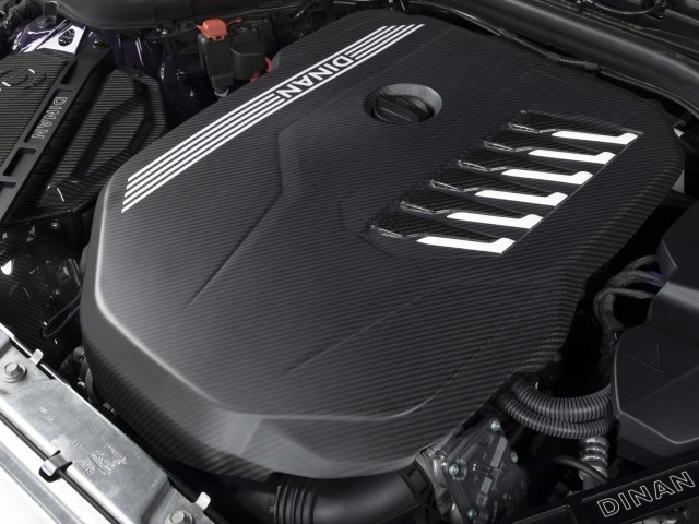 DINAN Carbon Fiber Engine Cover, Matte (2020-2023 BMW B58 3.0L) - Click Image to Close