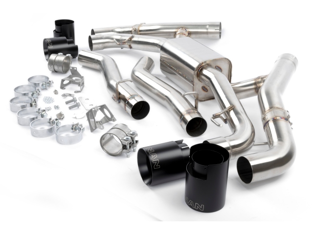 DINAN Valved Axle-Back Exhaust w/ Black Tips (2020-2023 BMW X5 M & X6 M) - Click Image to Close