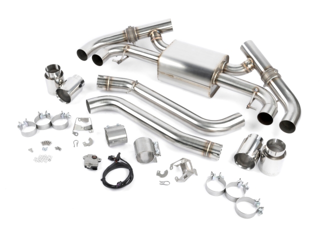 DINAN Valved Axle-Back Exhaust w/ Polished Tips (2022-2023 BMW M240i) - Click Image to Close