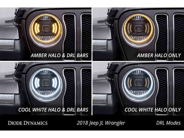 DIODE DYNAMIC ELITE MAX LED Headlights (2018-2023 Jeep Wrangler JL & JLU)