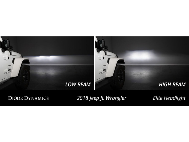 DIODE DYNAMIC ELITE MAX LED Headlights (2018-2023 Jeep Wrangler JL & JLU)