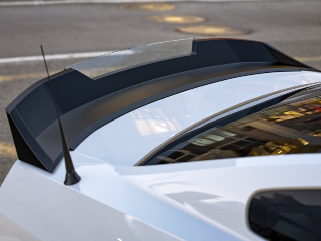 DRAKE Wicker Bill Style Rear Spoiler, Satin Black (2010-2014 Ford Mustang)