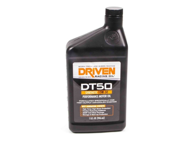 DRIVEN DT50 SYNTHETIC 15W-50 PERFORMANCE MOTOR OIL (1 Quart Bottle)