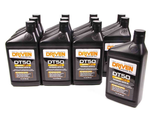 DRIVEN DT50 15W-50 Synthetic Oil (12 Quart Case)