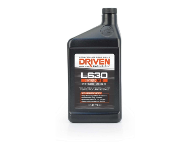 DRIVEN LS30 SYNTHETIC 5W-30 PERFORMANCE MOTOR OIL - Click Image to Close