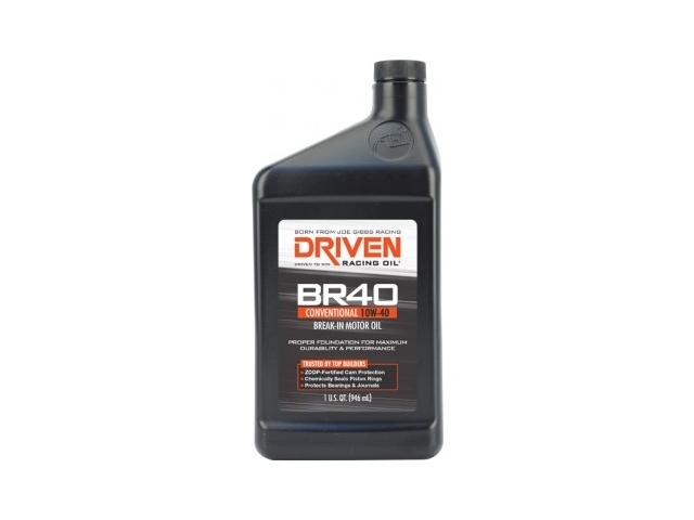 DRIVEN BR40 CONVENTIONAL 10W-40 BREAK-IN MOTOR OIL (1 Quart Bottle) - Click Image to Close