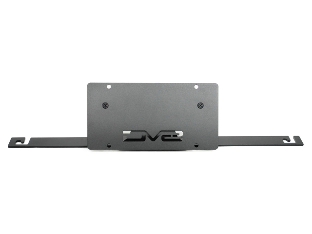 DV8 OFFROAD Capable Bumper Slanted Front License Plate Mount (2021-2024 Ford Bronco)