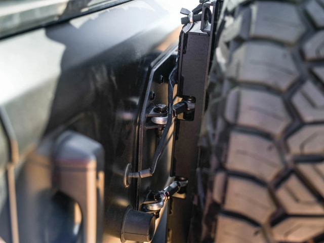 DV8 MTO SERIES Bumper Spare Tire Swing Gate (2018-2024 Jeep Wrangler JL & JLU)