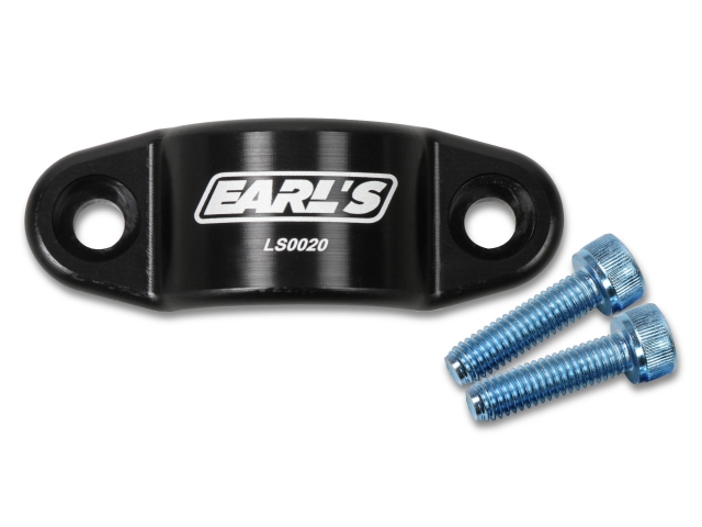 EARL'S GM LS Oil Cooler Block Off Plate w/ 1/8" NPT Port - Click Image to Close