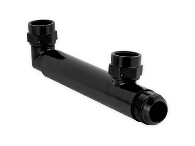 EARL'S Adjustable Coolant Cross-Over Tube (-16AN x 2 -12AN)