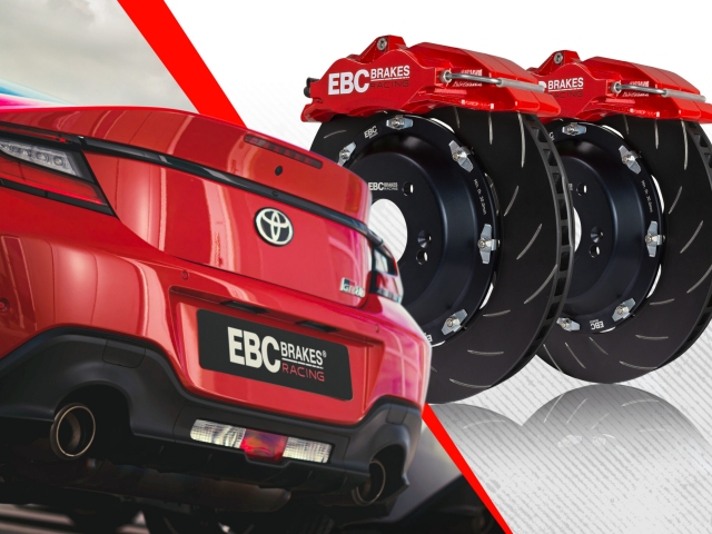 EBC APOLLO 4 (100 SERIES) Balanced Big Brake Kit, Racing Red (2022-2024 Subaru BRZ & Toyota GR86)