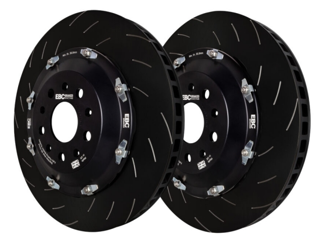 EBC Fully-Floating 2-Piece Brake Rotors, Front (2023-2025 Toyota GR Corolla)