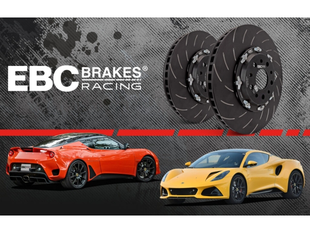 EBC Fully-Floating 2-Piece Brake Rotors, Front (LOTUS Evora & Emira)