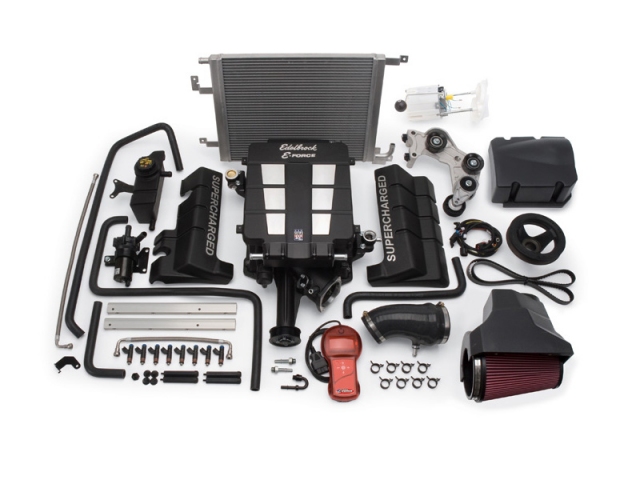 Edelbrock E-FORCE Supercharger Stage 1 Street System [TVS Series 2300 | HP 506 | Torque (Ft-lbs.) 501] (2009-2010 Chrysler 300, Charger & Challenger 5.7L HEMI)