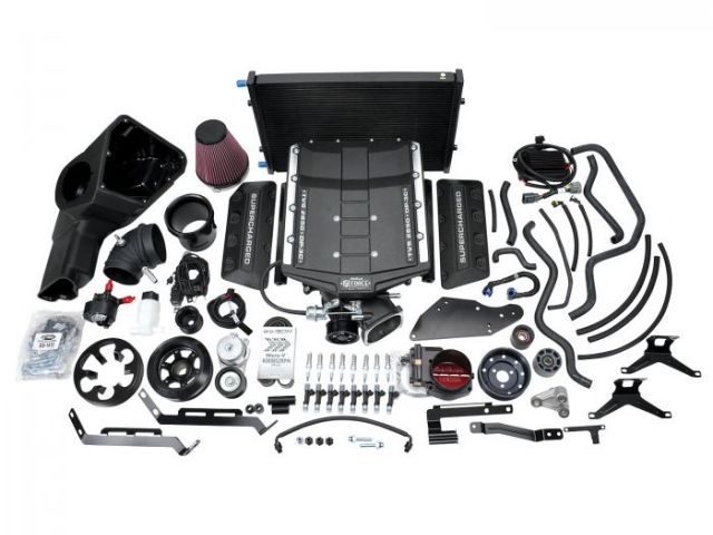 Edelbrock E-FORCE Supercharger Stage 2 Track System [TVS Series 2650 | HP 686RW+ | Torque (Ft-lbs.) 533RW+ | No Tune] (2018-2021 Mustang GT) - Click Image to Close