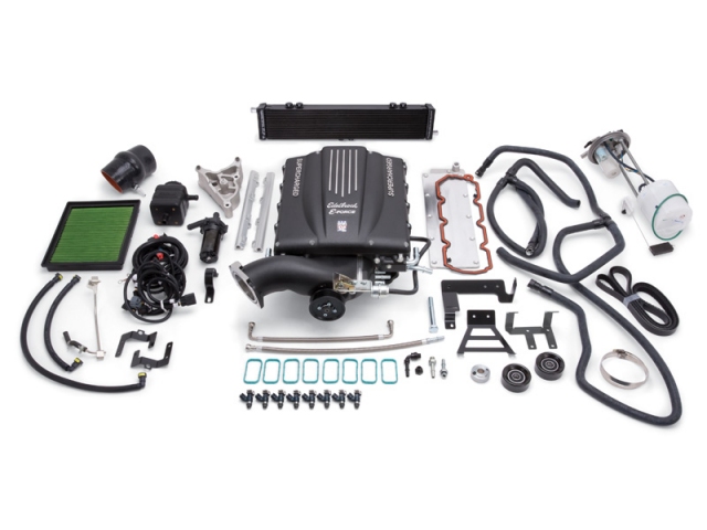 Edelbrock E-FORCE Supercharger Stage 1 Street System [TVS Series 2300 | HP 399 | Torque (Ft-lbs.) 395 | No Tune] (2011-2013 Silverado & Sierra HD 2500 6.0L V8)