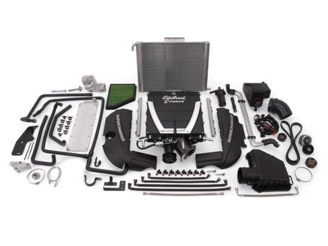 Edelbrock E-FORCE Supercharger Stage 1 Street System [TVS Series 2300 | HP 421RW | Torque (Ft-lbs.) 439RW | No Tune] (2010-2015 Camaro L99)