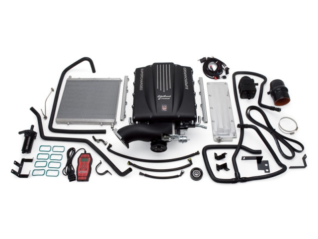 Edelbrock E-FORCE Supercharger Stage 1 Street System [TVS Series 2300 | HP 407 | Torque (Ft-lbs.) 434] (2007-2013 Silverado & Sierra 1500 6.2L V8)