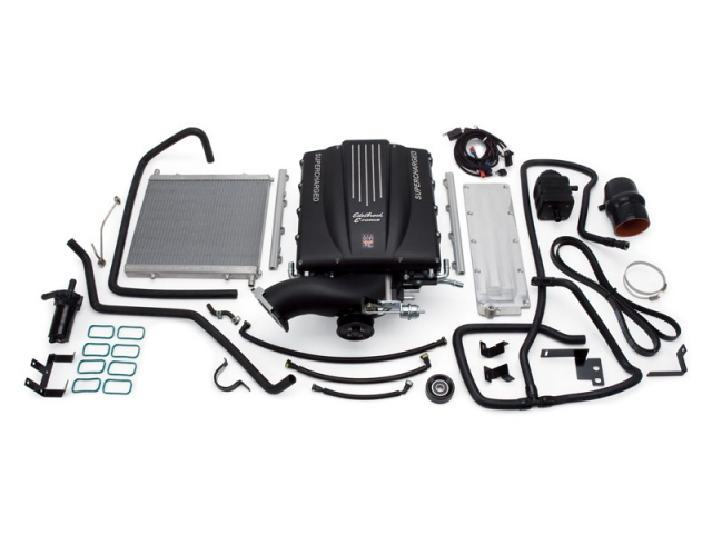 Edelbrock E-FORCE Supercharger Stage 1 Street System [TVS Series 2300 | HP 407 | Torque (Ft-lbs.) 434 | No Tune] (2007-2013 Silverado & Sierra 1500 6.2L V8)