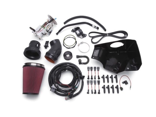 Edelbrock E-FORCE Supercharger Stage 2 Track System [TVS Series 2300 | HP 529 | Torque (Ft-lbs.) 494] (2005-2009 Mustang GT) - Click Image to Close