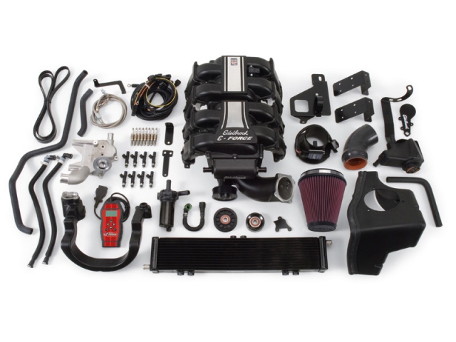 Edelbrock E-FORCE Supercharger Stage 1 Street System [TVS Series 2300 | HP 478 | Torque (Ft-lbs.) 504] (2004-2008 Ford F-150 5.4L MOD)